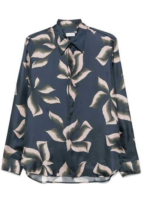 Multicolored carvies graphic-print shirt  Dries van noten - men